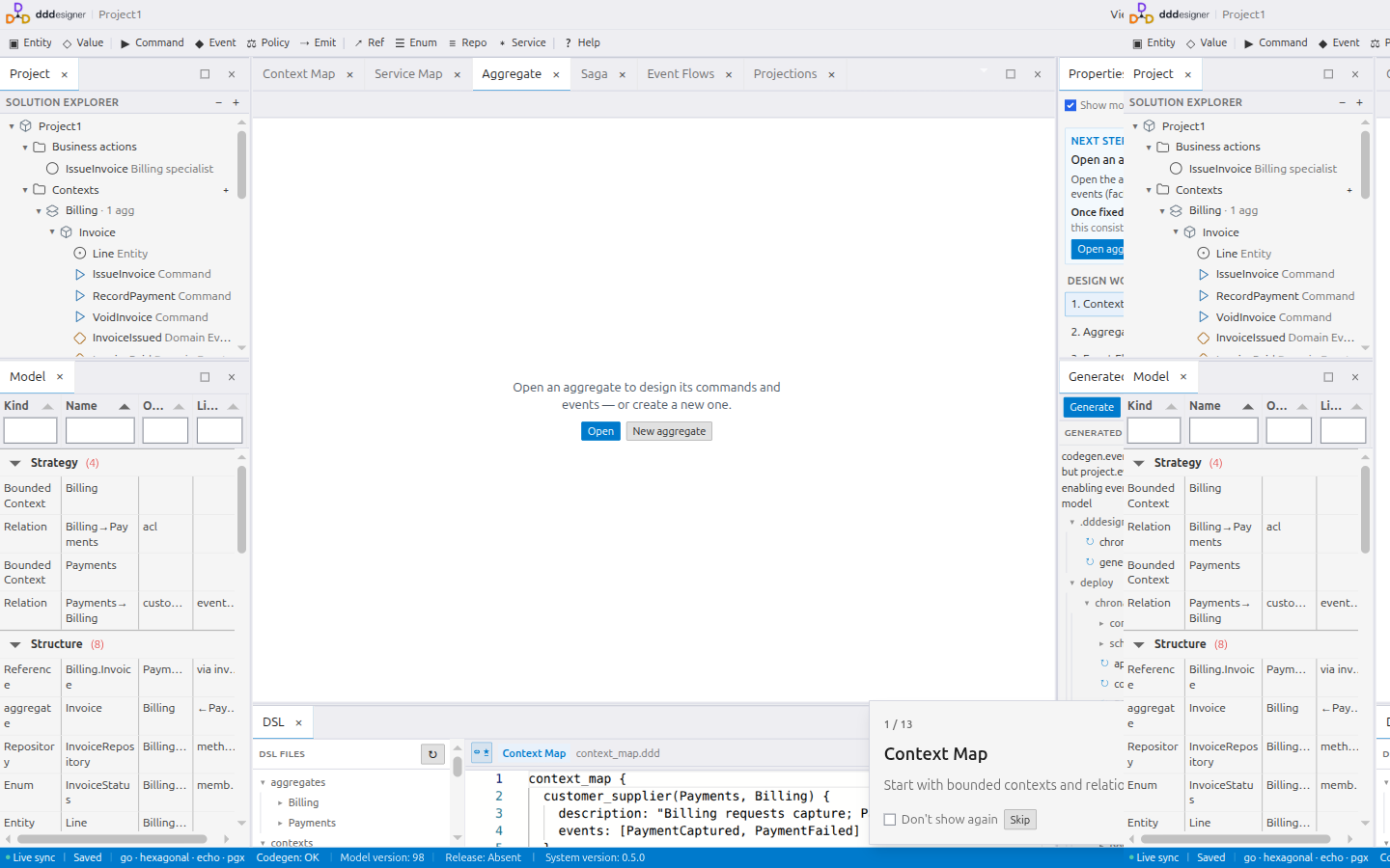 Aggregate canvas